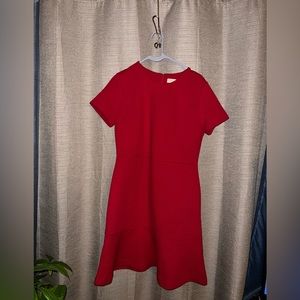 Michael Kors red blaze dress.